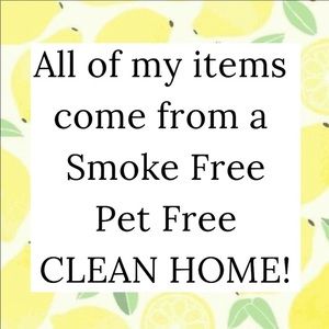 Smoke Free & Pet Free Home